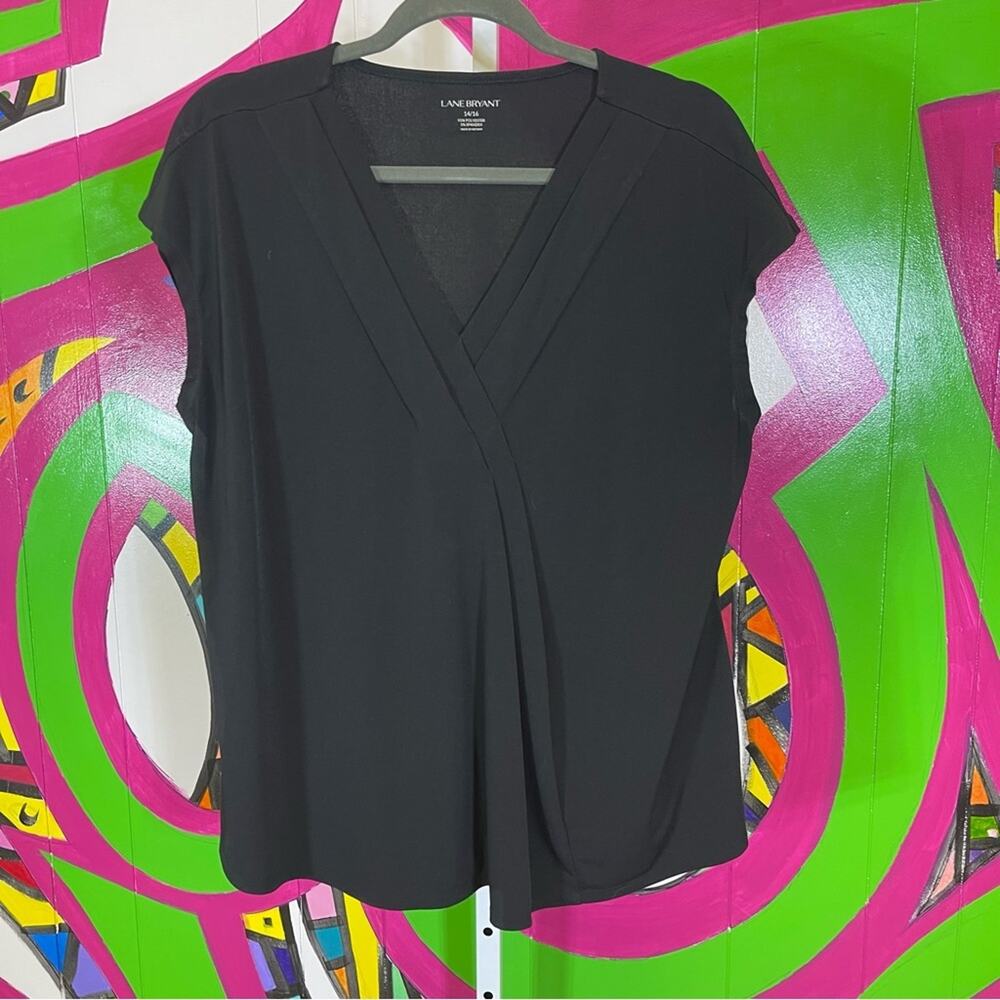 Lane Bryant, Black Blouse. Size 14/16. In excellent condition!